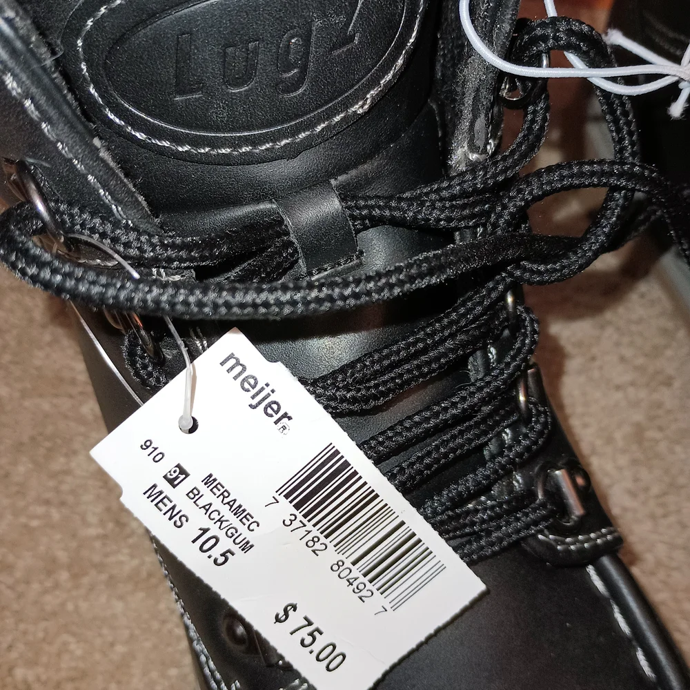 Men's‎ Lugz Meramec Slip Resistant Boots 10